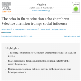 Echo in Flu Vaccination Echo Chambers (in: Vaccine)